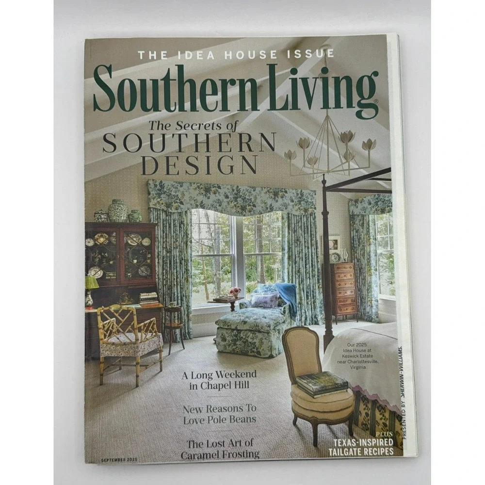 Southern Living Magazine Lot 6 2025 Dolly Parton Lainey Wilson Home Decor Recipe